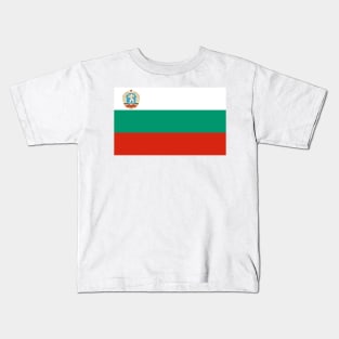 Socialist Bulgarian flag Kids T-Shirt